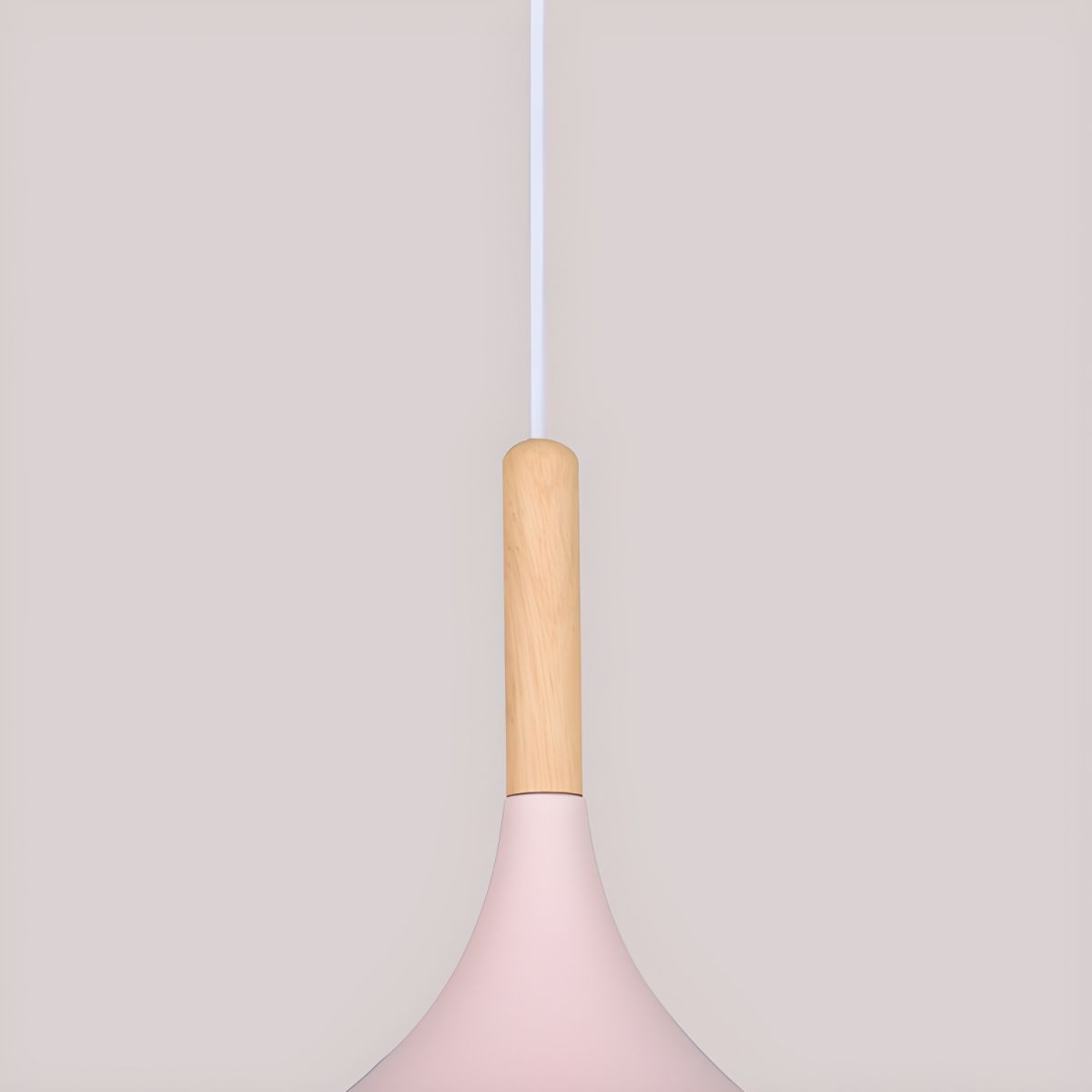 Nordic Wood Macaroon Pendant Light