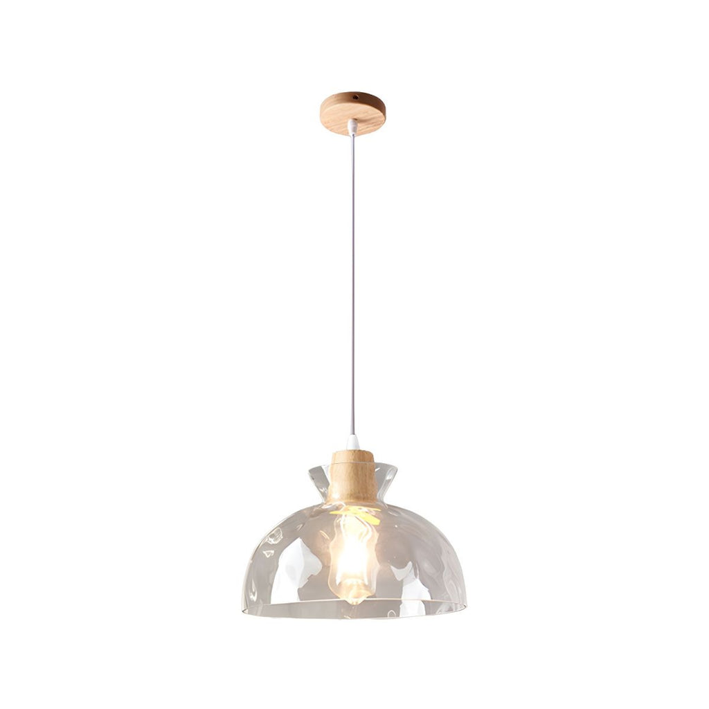 Dane Nordic Clear Glass Pendant Light