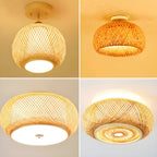 Muto Handmade Rattan Ceiling Light