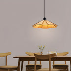 Sora Cone Wabi-Sabi Wood Pendant Light