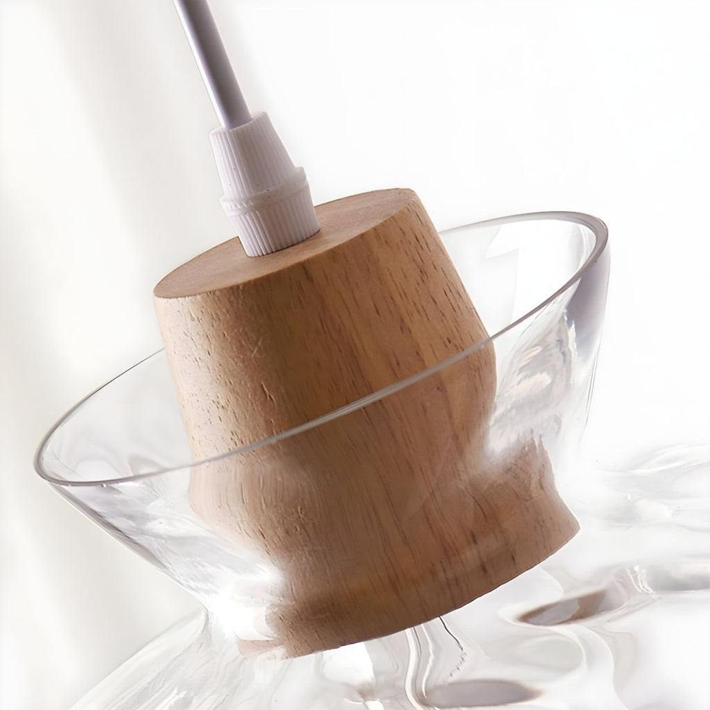 Dane Nordic Clear Glass Pendant Light