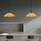 Sora Cone Wabi-Sabi Wood Pendant Light
