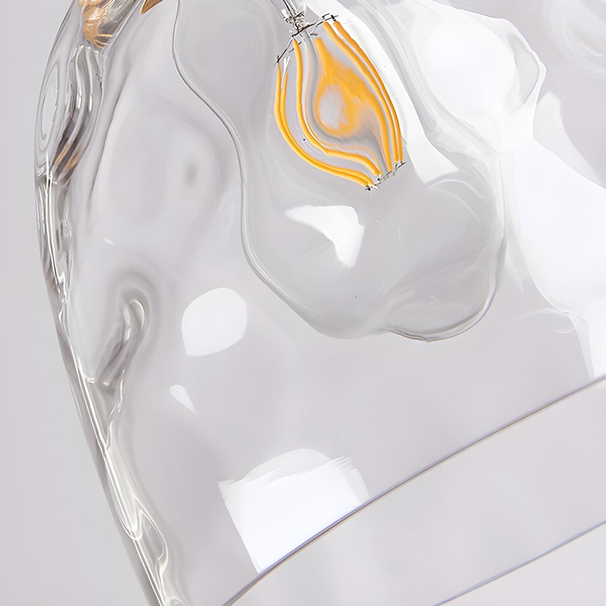 Dane Nordic Clear Glass Pendant Light