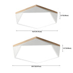 Macaron Pentagonal LED Ceiling Light