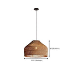 Cocoa Cane Rattan Pendant Light