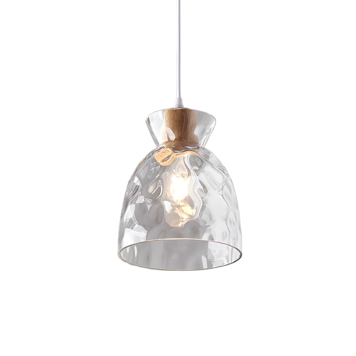 Dane Nordic Clear Glass Pendant Light