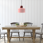 Nordic Iron Body Two-Tone Glass Pendant Light