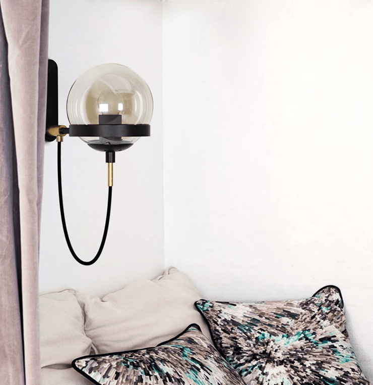 Modern Sphere Wall Light