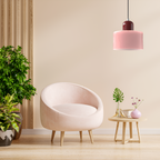 Nordic Iron Body Two-Tone Glass Pendant Light