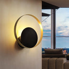 Eclipse Retro Circle Wall Light
