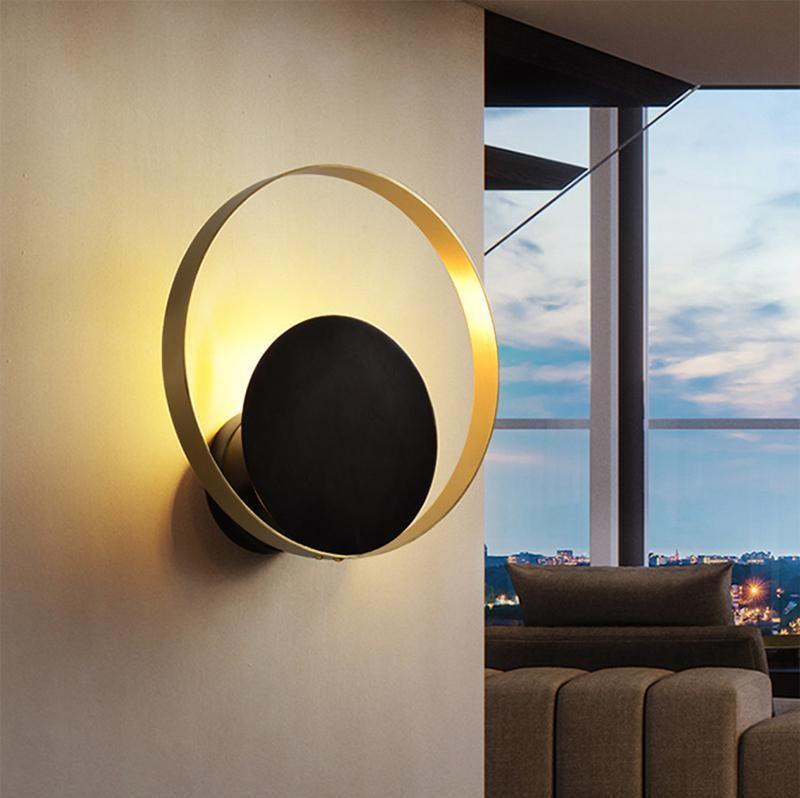 Eclipse Retro Circle Wall Light