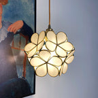 Nordic Handmade Brass Glass Pendant Light