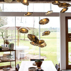Fiberglass Clouds Minimalist Glass Pendant Light