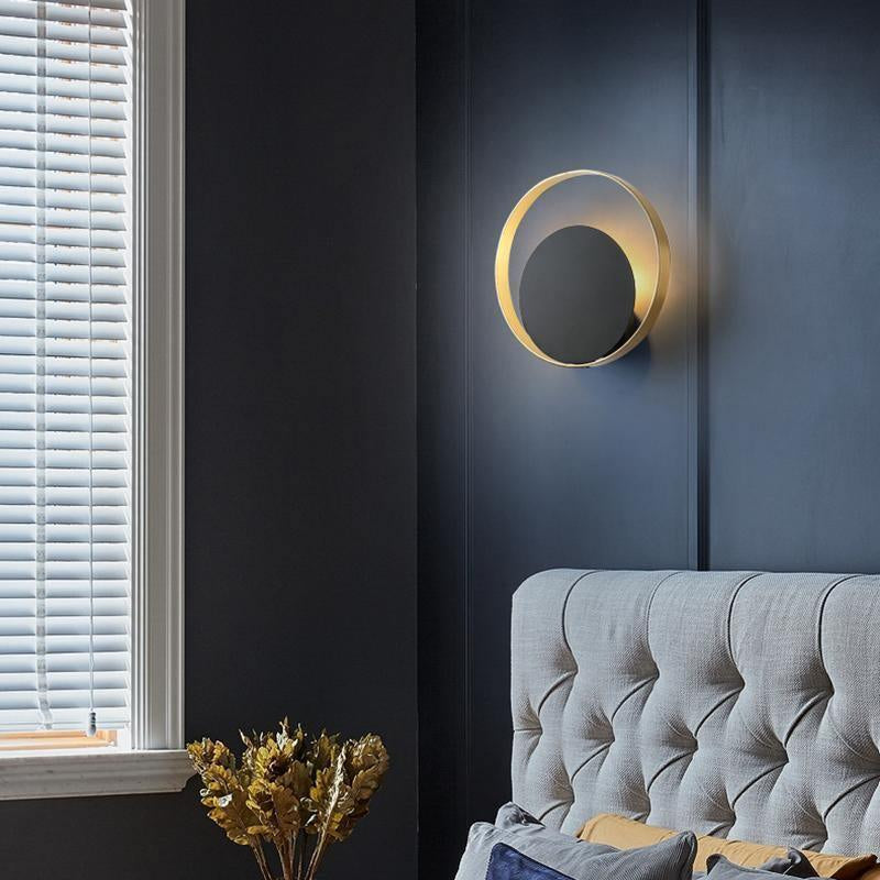 Eclipse Retro Circle Wall Light