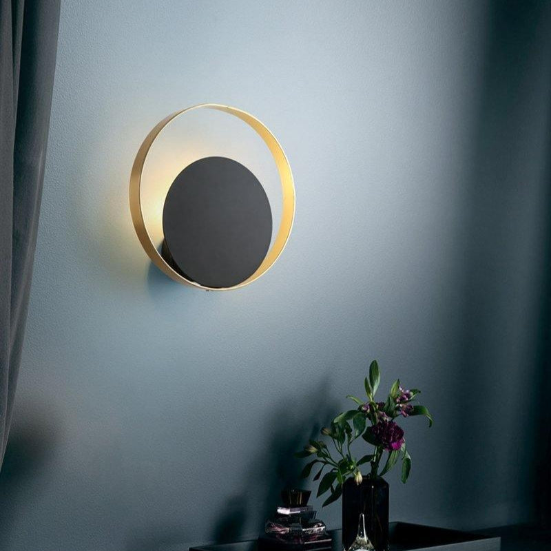 Eclipse Retro Circle Wall Light
