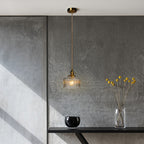 Celeste Glass Vintage Glow Glass Pendant Light
