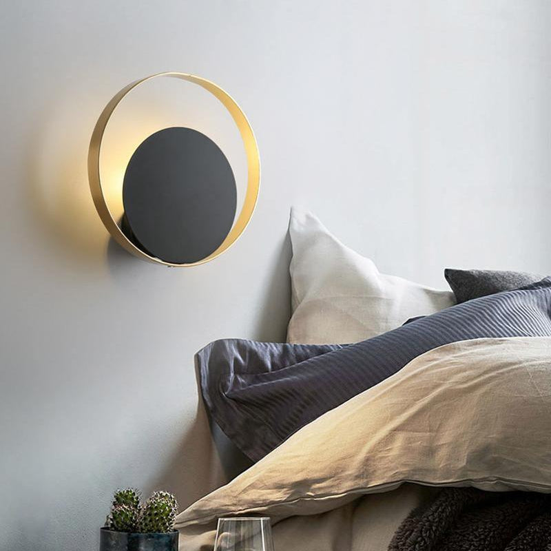 Eclipse Retro Circle Wall Light