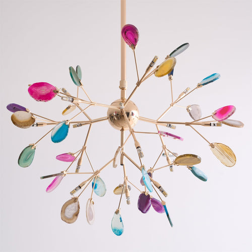 Aurora Bloom Retro Agate Chandelier