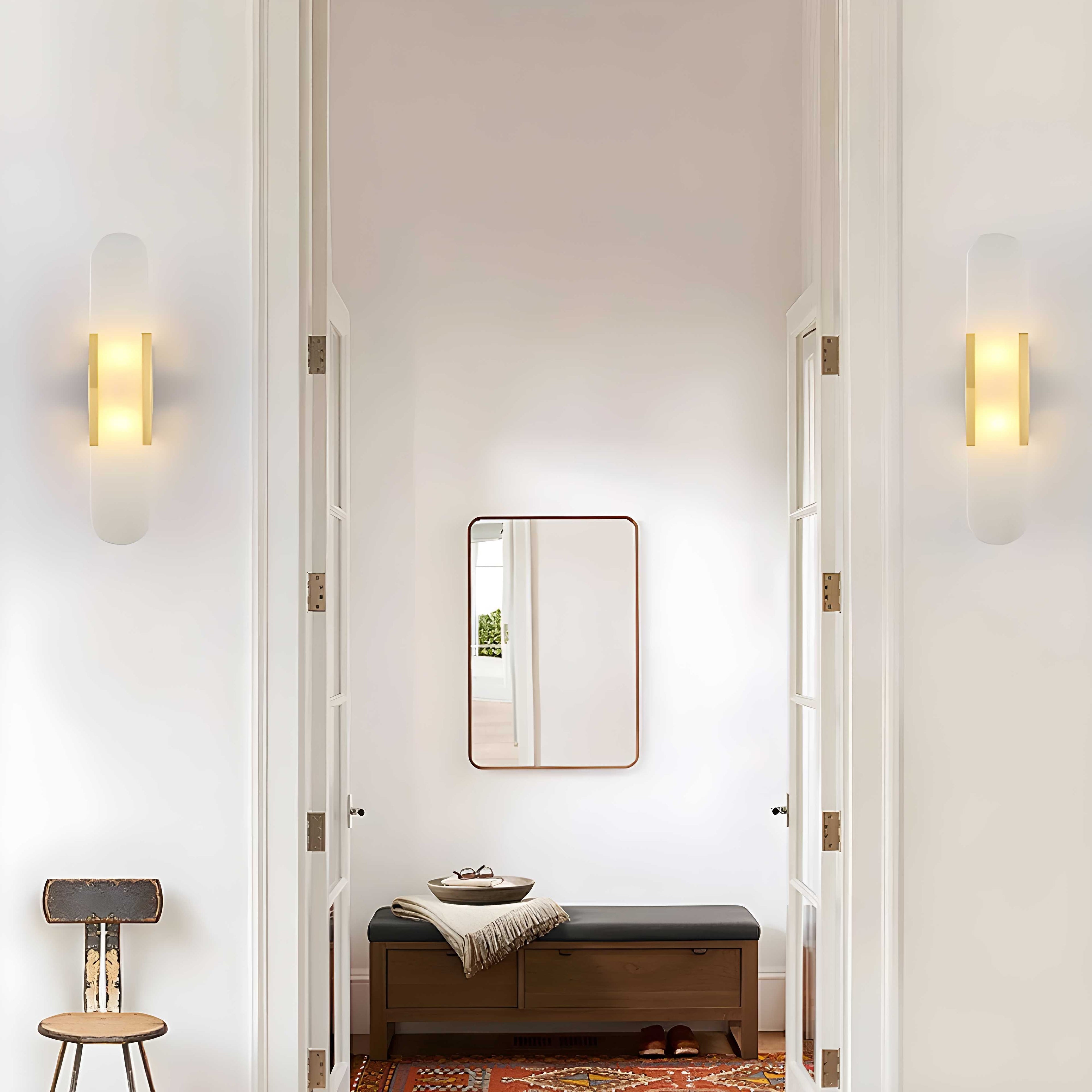 Nordic Alabaster Natural Wall Light