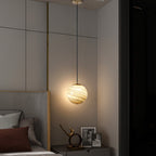 Jupiter Japandi Glass Pendant Light