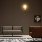 Alabaster Marble Ava Brass Wall Light
