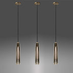 Aurora Luxe Modern Crystal Glass Pendant Light