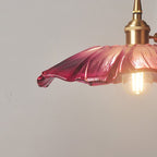 Lotus Glow Vintage Glass Pendant Light