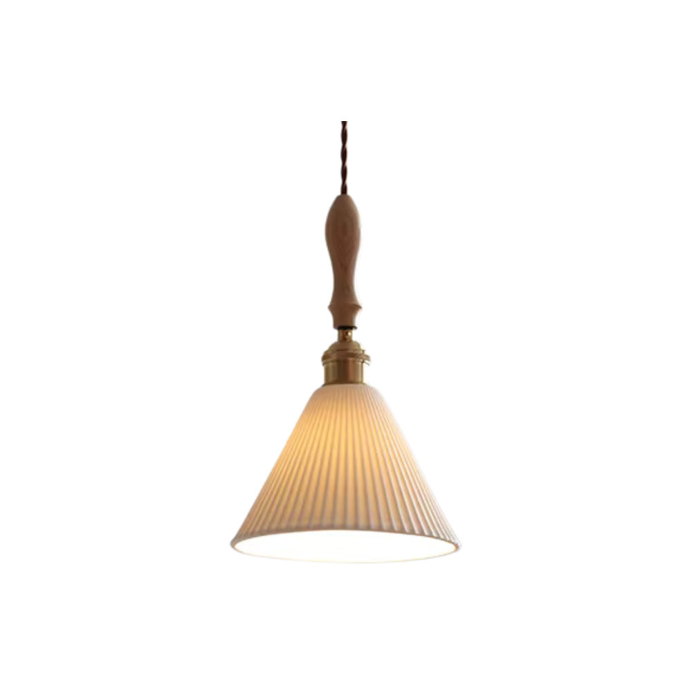 The Clear Ceramic Glass Pendant Light