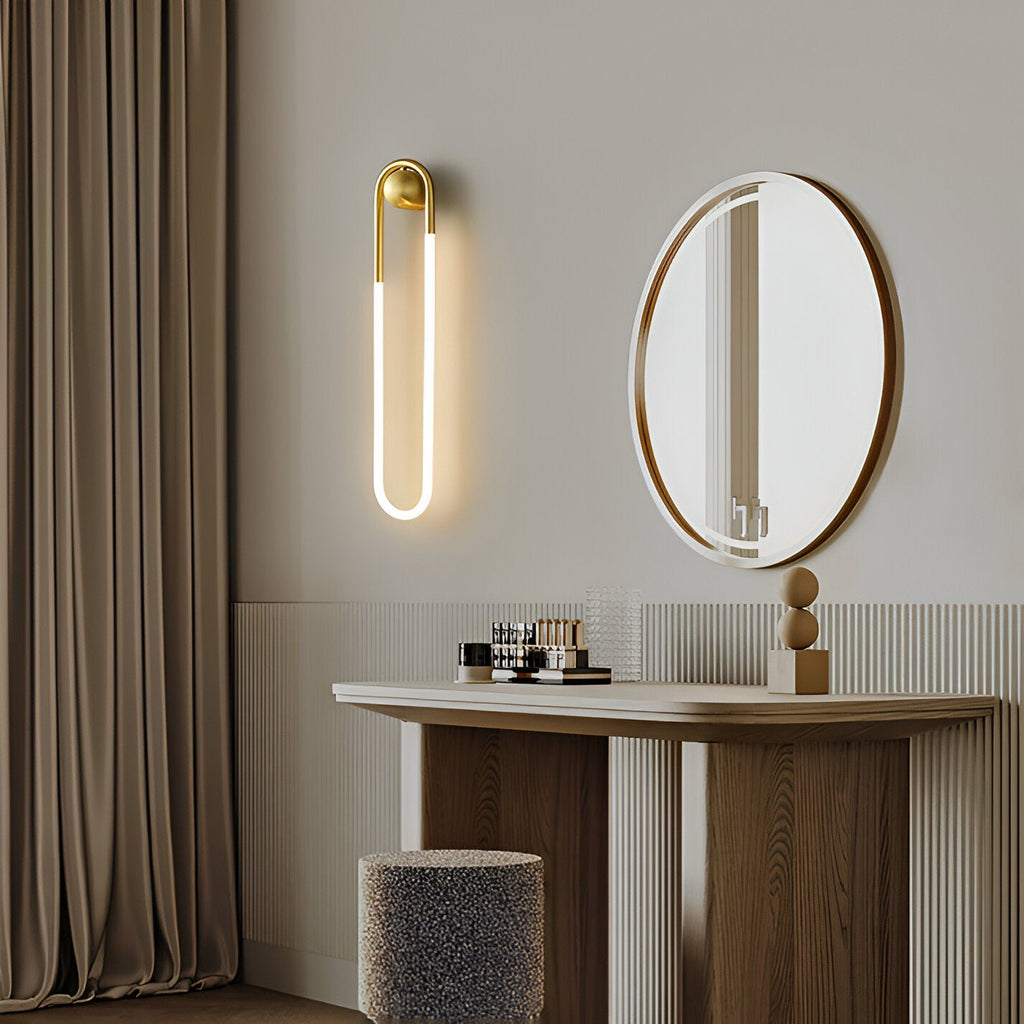 Nordic Minimalist U-Shaped Wall Light