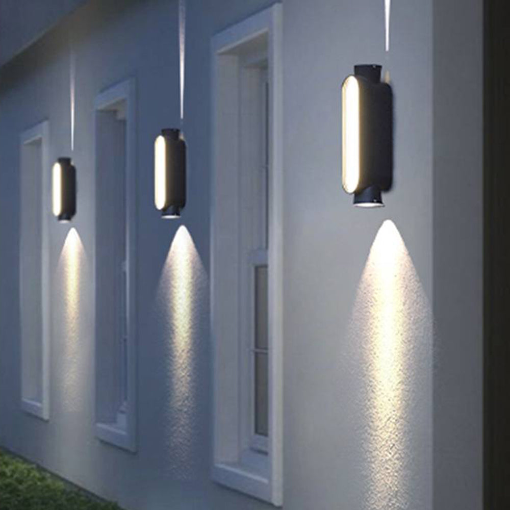 Pena Minimalist Up Down Acrylic IP65 Waterproof Outdoor Wall Light