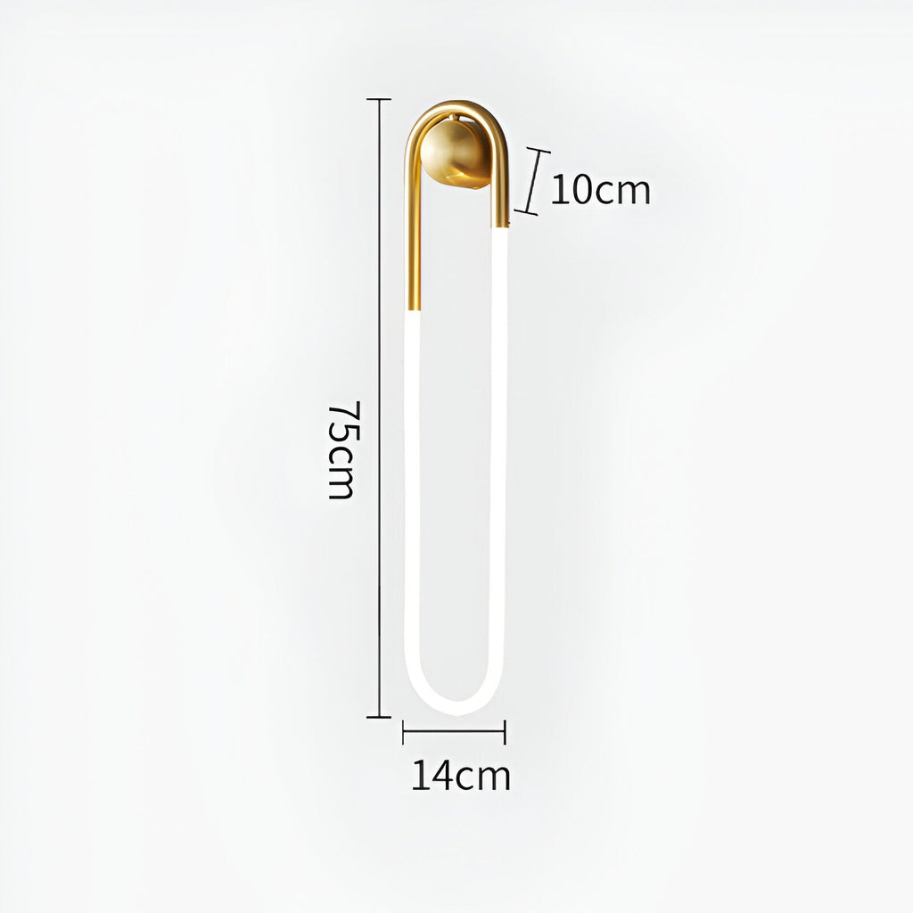 Nordic Minimalist U-Shaped Wall Light