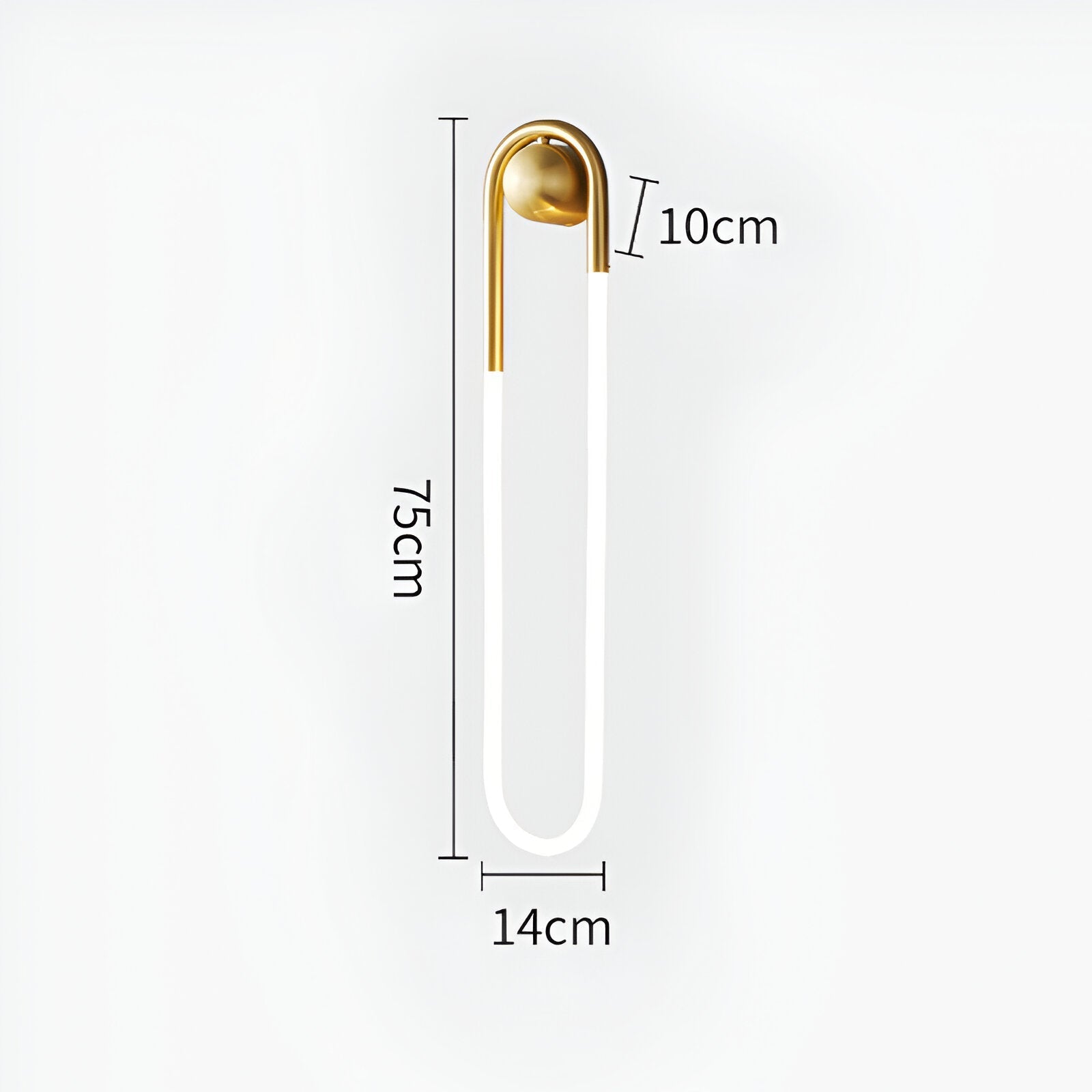 Nordic Minimalist U-Shaped Wall Light