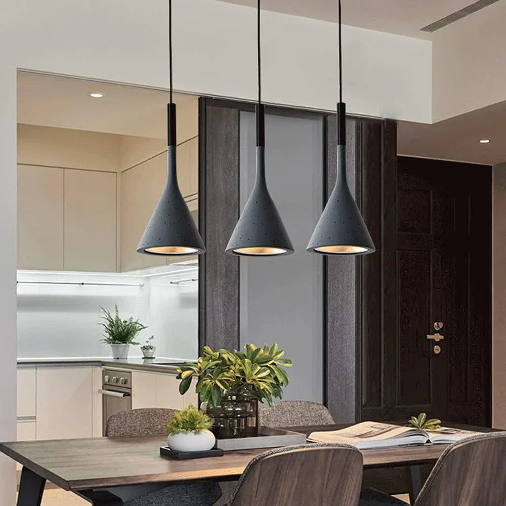 Nordic Conic Cement Scandinavian Design Pendant Light