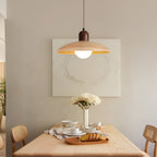 Japanese Style Wabi-Sabi Walnut Pendant Light