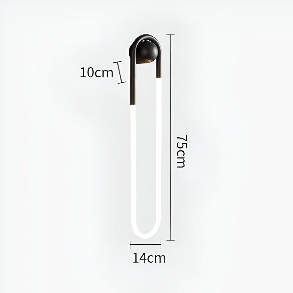Nordic Minimalist U-Shaped Wall Light