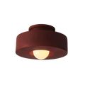 Ethereal Circle Nordic Resin LED Minimalist Ceiling Lamp