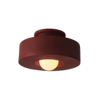 Ethereal Circle Nordic Resin LED Minimalist Ceiling Lamp