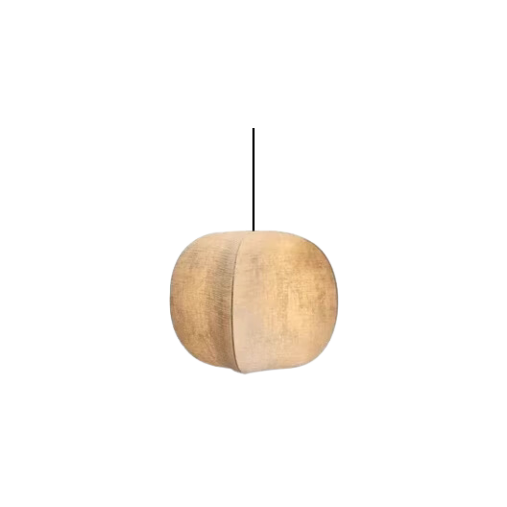 Zen Harmony Japandi Fabric Pendant Light
