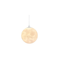 Lunar Glow Modern Glass Pendant Light
