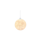 Lunar Glow Modern Glass Pendant Light