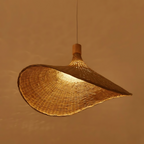 Rustic Raphia Charm Rattan Light