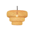 Boho Bamboo Pendant Light Fixture