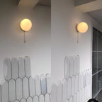 Nordic Minimalist Pull Cord Wall Light