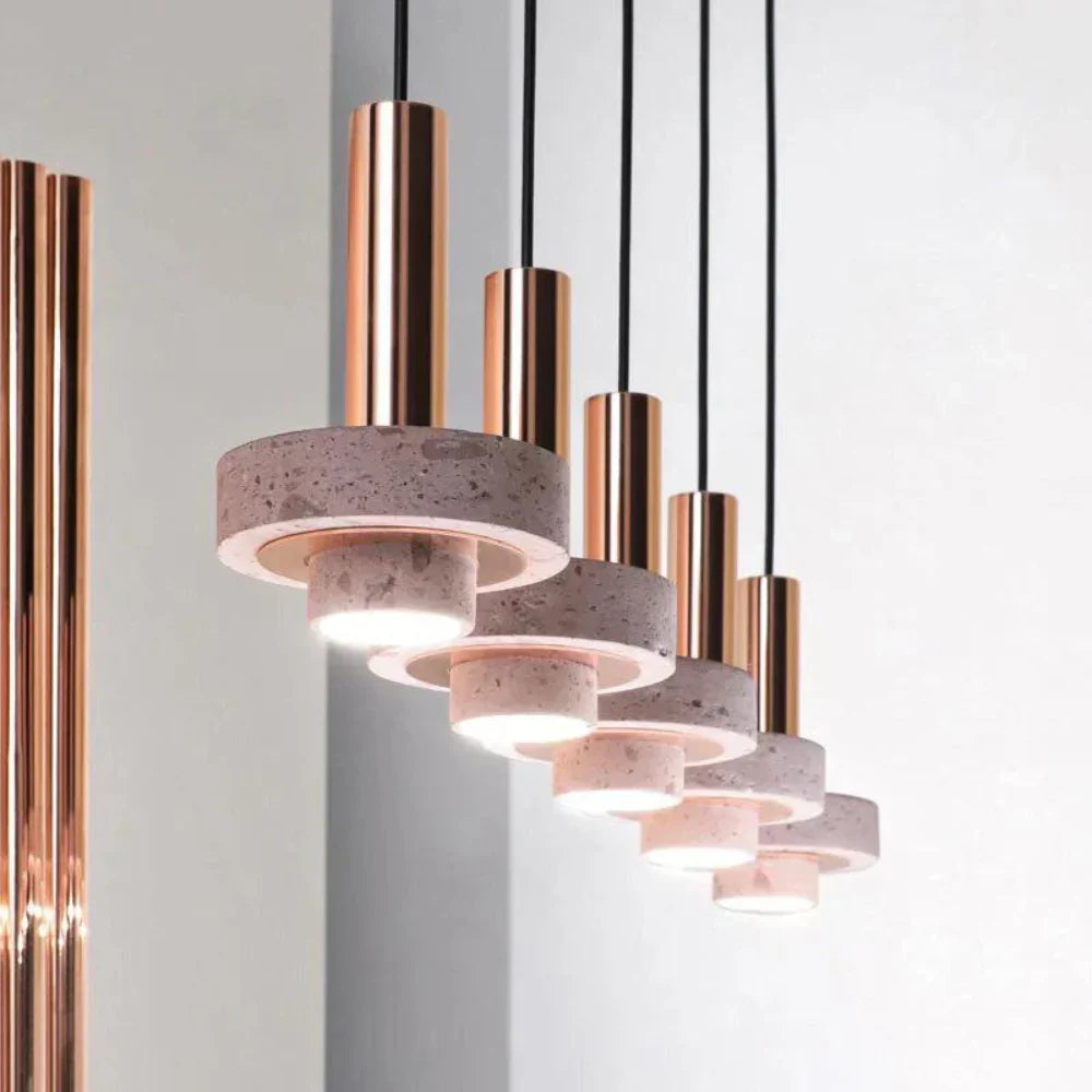 The Colored Terrazzo Ceiling Light
