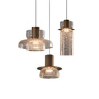 Retro Cracked Glass Pendant Light
