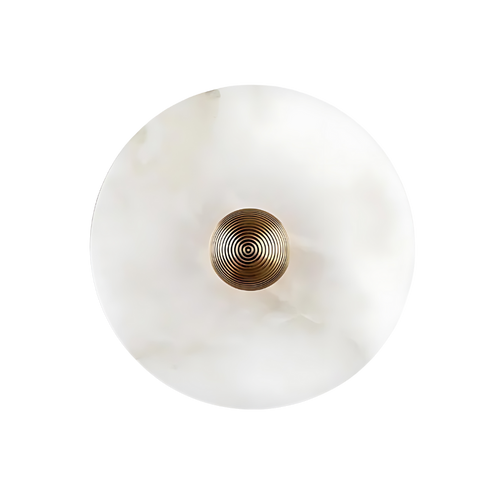 Alabaster Radiance Minimalist Elegance Wall Lamp