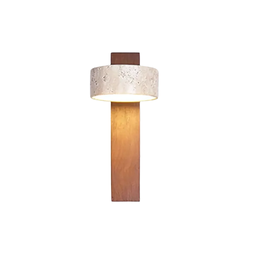 The Shine of the Palace Travertine Wall Light