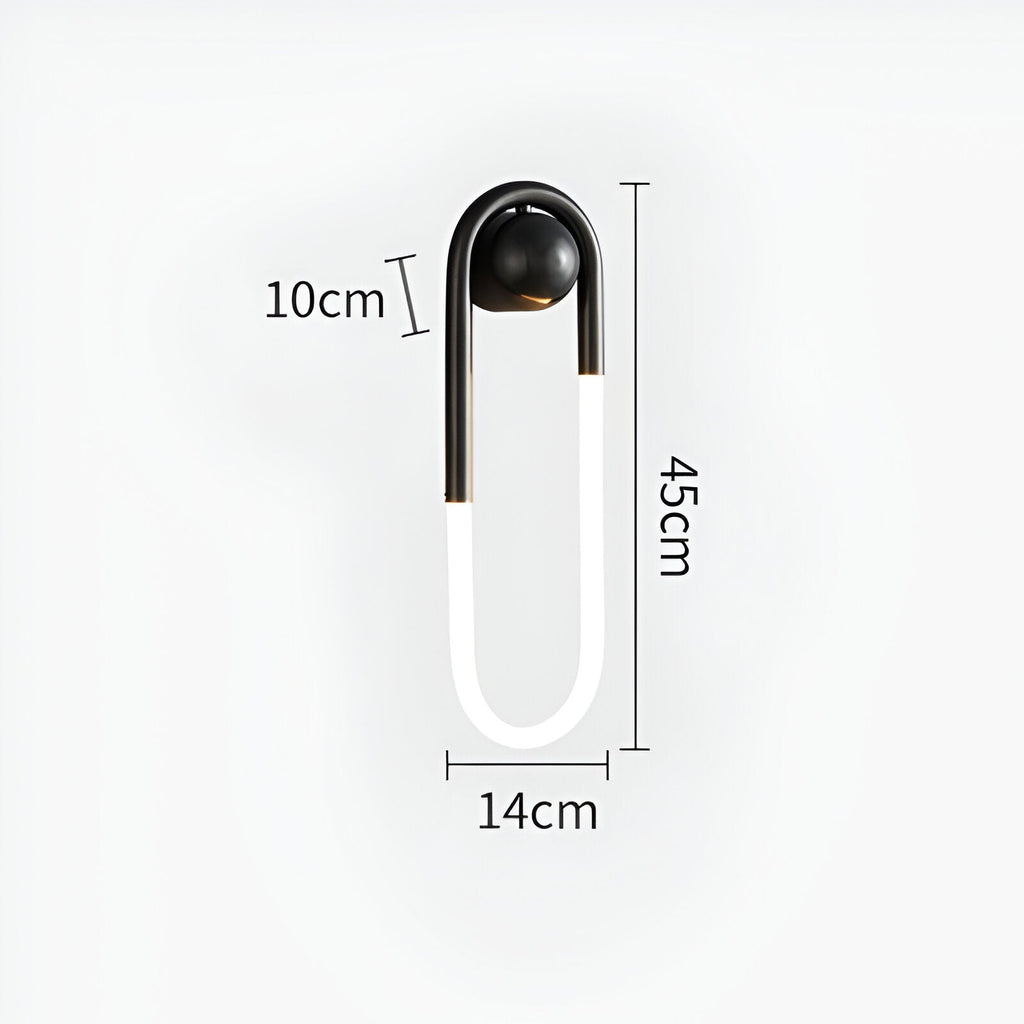 Nordic Minimalist U-Shaped Wall Light