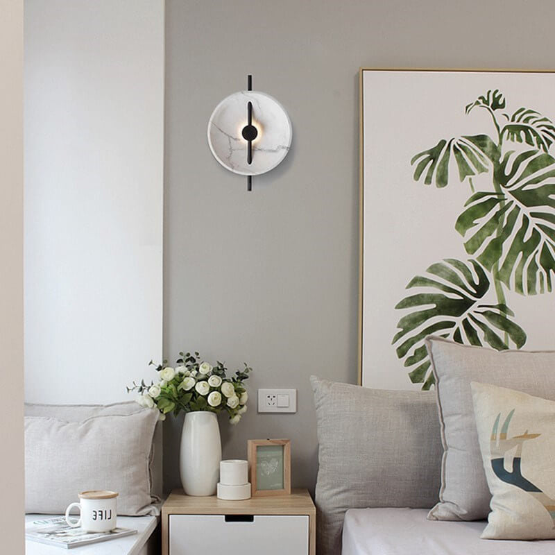 Nordic Round Resin Wall Ligh