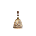 The Braided Ceramic Entwined Glow Pendant Light